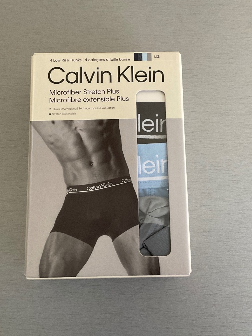 Calvin Klein new microfiber trunks